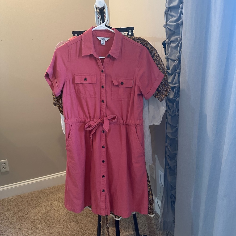Croft & Barrow Pink Mini Dress with Chic Style